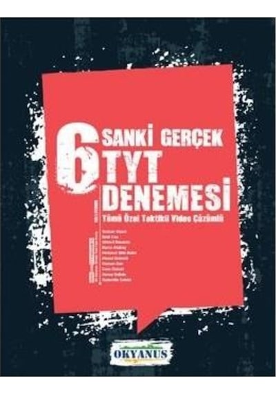 Okyanus Yayınları Sanki Gerçek 6 Tyt Denemesi