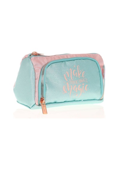 Kaukko Sparkle Plump Kalem Çantası Duble Mınt K2527