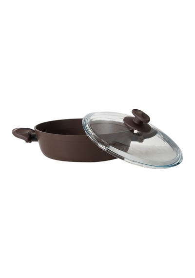 Mudo Home Pro Brownstone Basık Tencere 24 Cm 696123