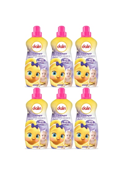 Dalin Çamaşır Yumuşatıcı Konsantre 1500ml Düş Bahçesi 6 Lı Set 6'lı Set
