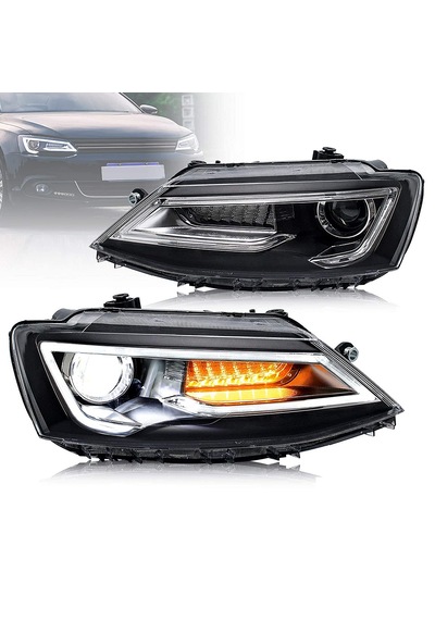 Volkwagen Jetta 2011.2013 Audi Dizayn Mercekli Ledli Far