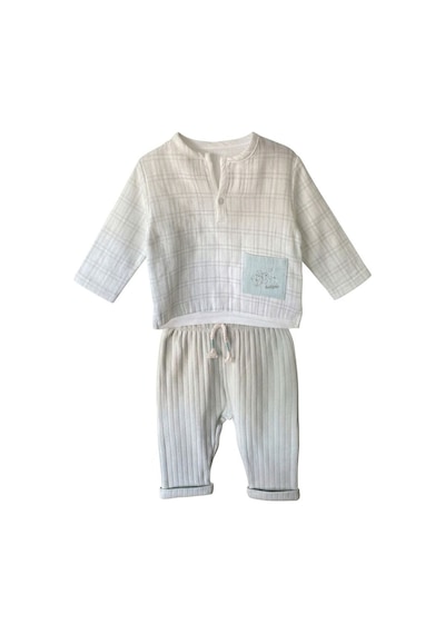 Bistyle 2li Takım Müslin Turttelly Cool Mint-ekru
