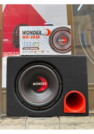Wd-3038 L Port Kabinli 30 Cm Subwoofer Bas 1000wat 350w Rms Bufır