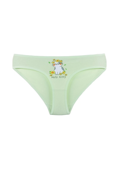 Sensu Kız Çocuk Pamuklu 5'li Külot Set - Kıds2600 Model-1 Çok Renkli