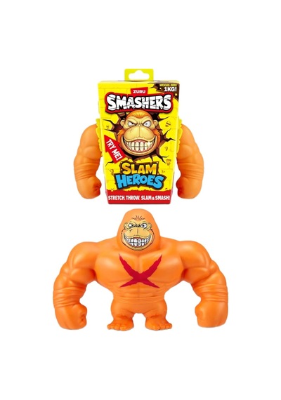 Smashers Slam Heroes Esneyen Figür Orange Gorilla