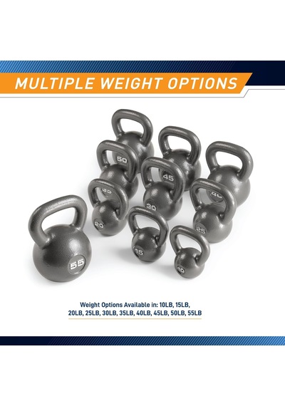 Hammertone Kettle Bells - 10 To 55 Lbs. Hkb Workout Weights