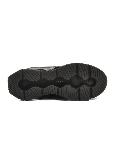 Siyah Memory Foam Bağcıklı Hafif Esnek Erkek Sneaker 2326 M Siyah