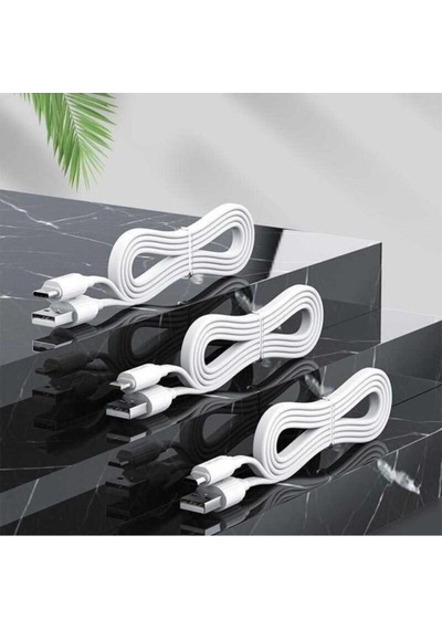 Rock Space S5 Şarj Kablosu Lightning 5v/2.4a 1 M Beyaz