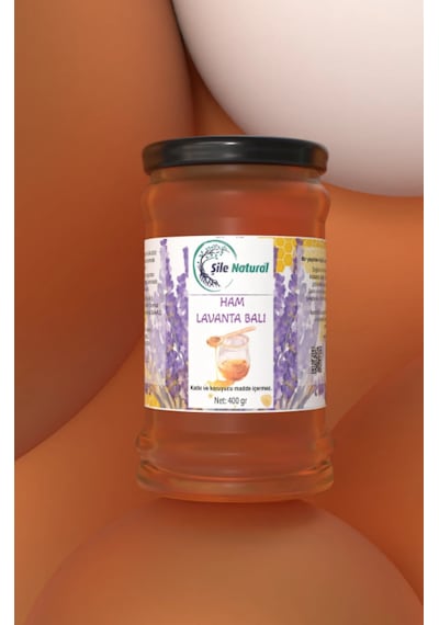 Lavanta Balı Cam Kavanoz 400 Gr - %100 Doğal Ham Lavanta Balı
