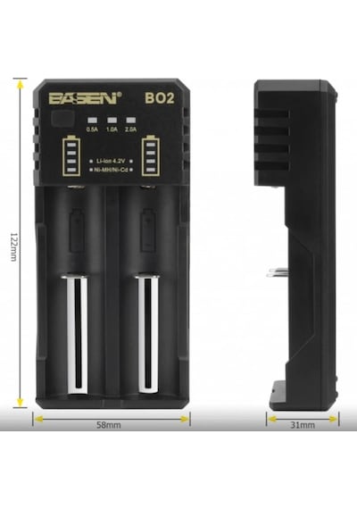 Basen Bo-2 Usb Pil Şarj Aleti