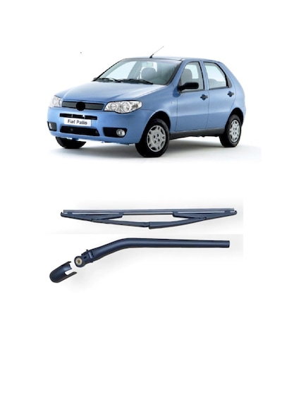 Fiat Palio Hb 1998-2012 Arka Cam Silecek Kolu Ve Süpürgesi Kapak Takım 735278600 Silecek