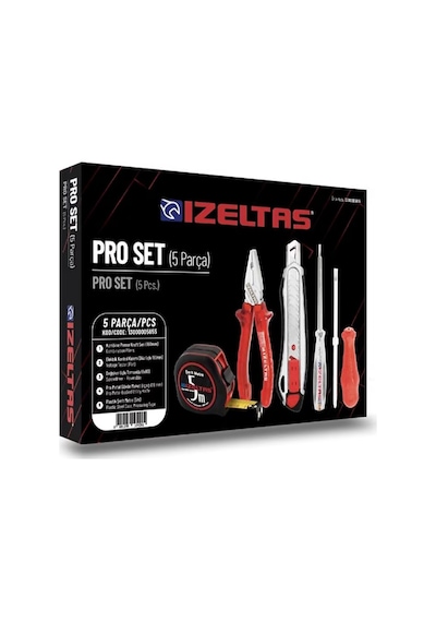 İzeltaş Pro Set 5 Parça
