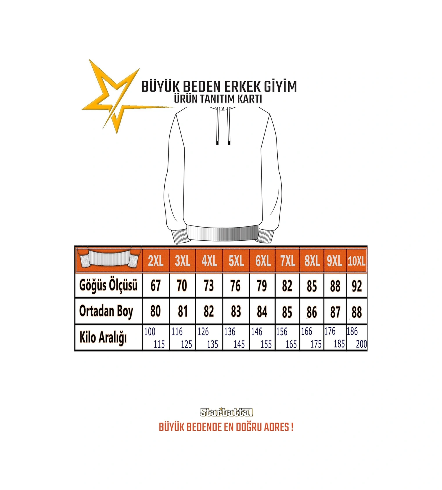 Starbattal Büyük Beden Bisiklet Yaka 3ip Sweat Chao Ku 25721 Bej Bej