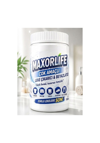 Çok Amaçlı Leke Çıkarıcı & Beyazlatıcı 1000 Gr - Güçlü Formül Çamaşır, Koltuk, Halı, Ayakkabı Temizleyici