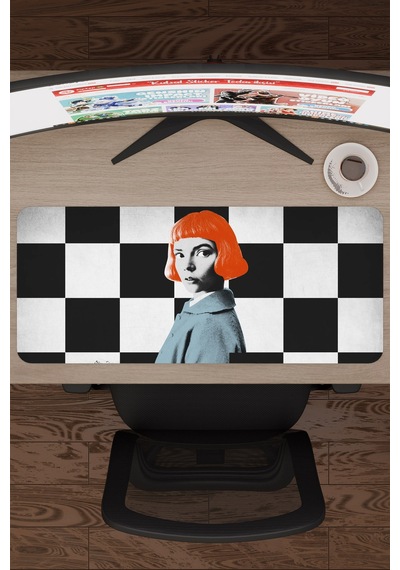 The Queen's Gambit V2 70x30 Xl Gaming Kauçuk Kaymaz Taban Mouse Pad Fare Altlığı