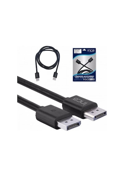 Inca Idpd-02Tx 2Mt Displayport To Displayport 4K Kablo