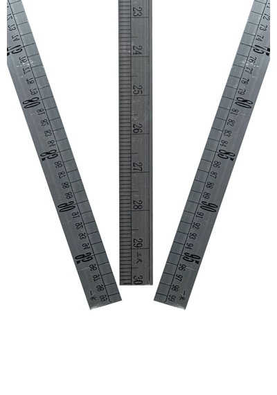 100 Cm Hafif Alüminyum Cetvel Gri