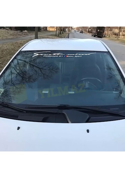 Bmw M Motorsport Sport Mind Ön Arka Cam Sticker Etiket Yapıştırma