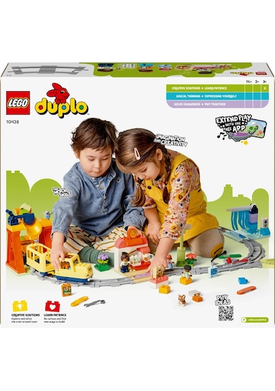LEGO® DUPLO® Kasabası Büyük İnteraktif Mahalle Treni 10428 -3 Yaş ve Üzeri Çocuklar İçin Eğitici Oyuncak Yapım Seti (103 Parça)