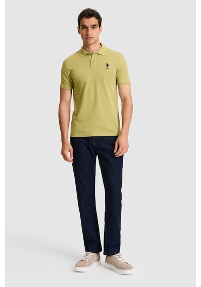 U.s. Polo Assn. Erkek Çağla Tişört Basic 50326920-vr016 Cagla