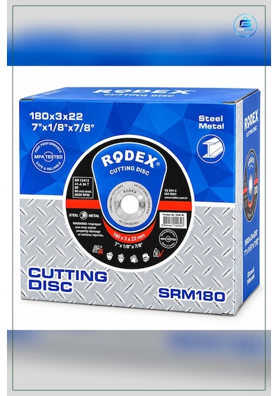 Daire Testere Bıçağı Metal Kesici Disk 180x3x22 Mm Açılı Taşlayıc