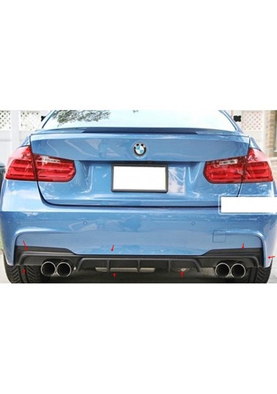 F30 340i Difüzör Çift Çıkış Difüzör - Plastik