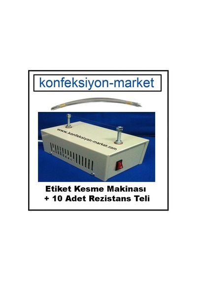 Etiket Kurdele Rezistanslı Sıcak Kesim Makinesi ve Rezistans Teli