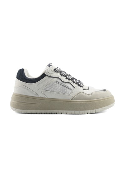 U.s. Polo Assn. Lına 5fx Beyaz Kadın Sneaker Beyaz-lacı Beyaz - Lacivert