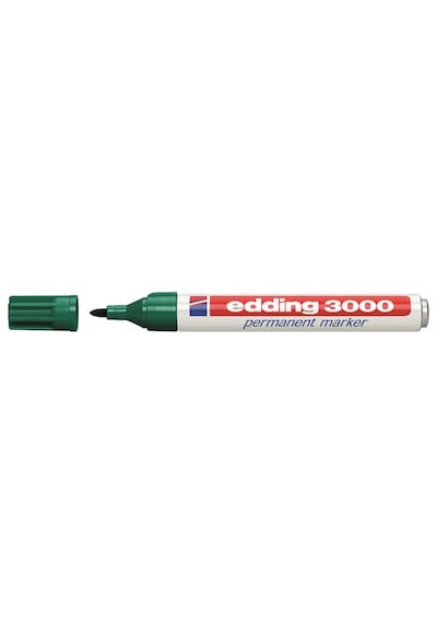Edding 3000 Yeşil Permanent Marker Kalem 2000 Yeşil