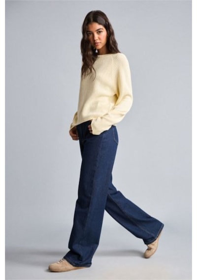 Defacto 90s Wıde Leg Geniş Paça Cepli Jean Pantolon H7793ax26aunm82 Mavi-nm82