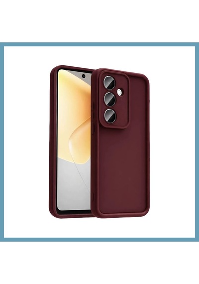 Bezos Samsung Galaxy A57 5g Uyumlu Viera Silikon - Bordo Mbt06