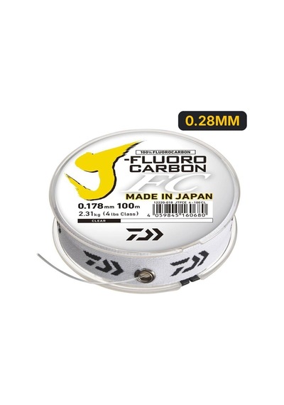 Daiwa J Fluorocarbon Leader Misina 0.28mm