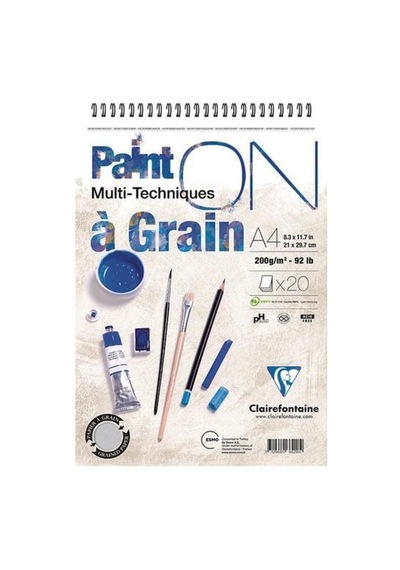 Paint-on A Grain A-4 Cm Çizim Blok 160 Gr Resim Pd966418