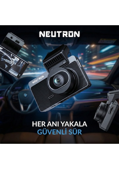 Neutron 4k Çift Kameralı Araç Kamerası