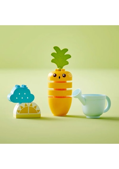 LEGO® DUPLO® İlk Büyüyen Havucum 10981 - 18 Ay & Üzeri Küçük Çocuklar için Eğitici Oyuncak Yapım Seti (11 Parça)