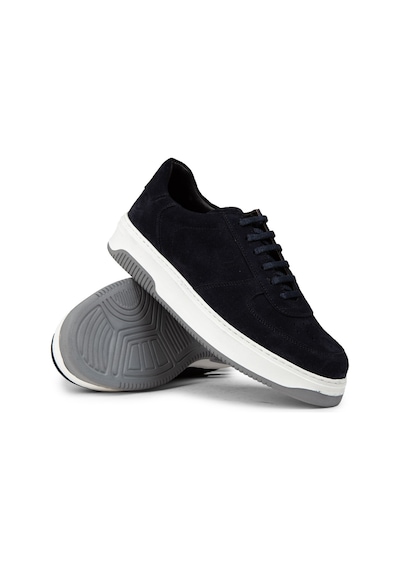 Deery Hakiki Süet Mavi Erkek Sneaker Ayakkabı - 01965mmvıe04 Mavi