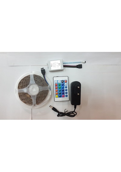 Bleu Lighting Rgb Şerit Led Seti 5 Mt Silikonlu