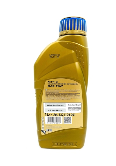Ravenol Mtf-3 Sae 75W Şanzıman Yağı 1 L