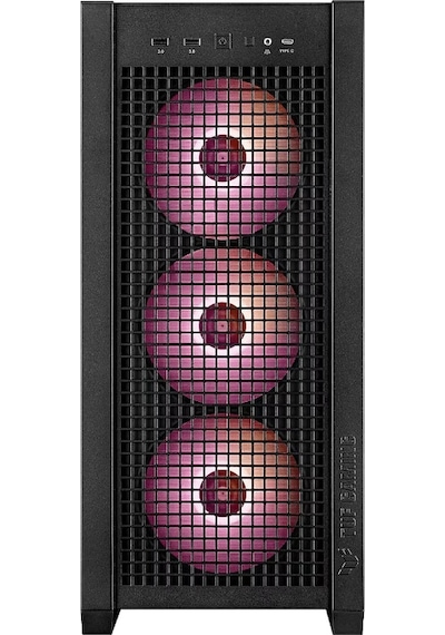 Asus GT302 Tuf Gaming Argb Tempered Cam E-atx Midtower Kasa Siyah