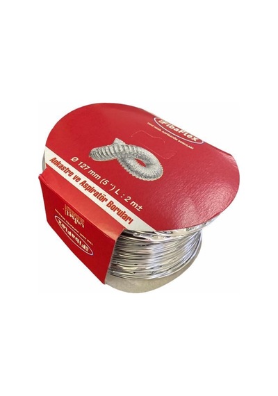 Aspilatör Borusu Telli 127 Mm 2 Metre