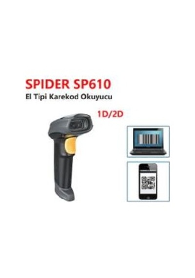 Spider Sp610 Kablolu 2d Barkod Okuyucu