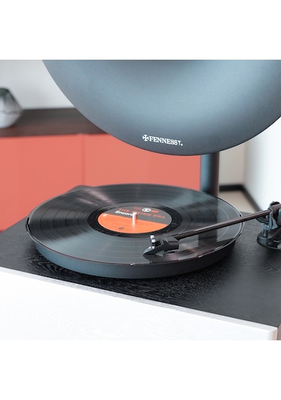 Fennessy İ5 Bluetooth Hoparlörlü 110w Hi-fi Retro Pikap Plakçalar Turntable, Quicksand