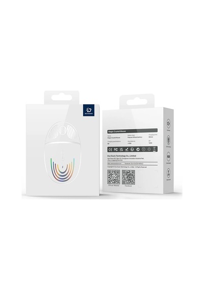 Dux Ducis Cm Series Kablosuz Bluetooth 2.4ghz Şeffaf Mouse- 5775 Siyah