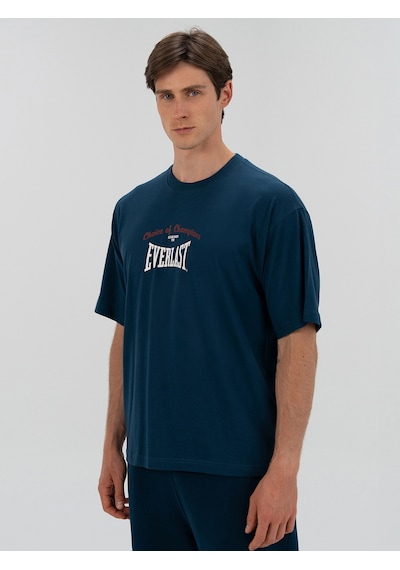 Everlast Heritage Champions Lacivert Unisex Tişört Petrol