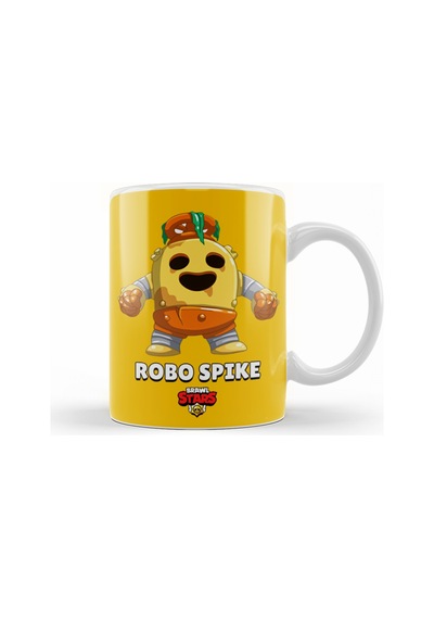Brawl Stars Robo Spıke Kupa Bardak Porselen Karışık