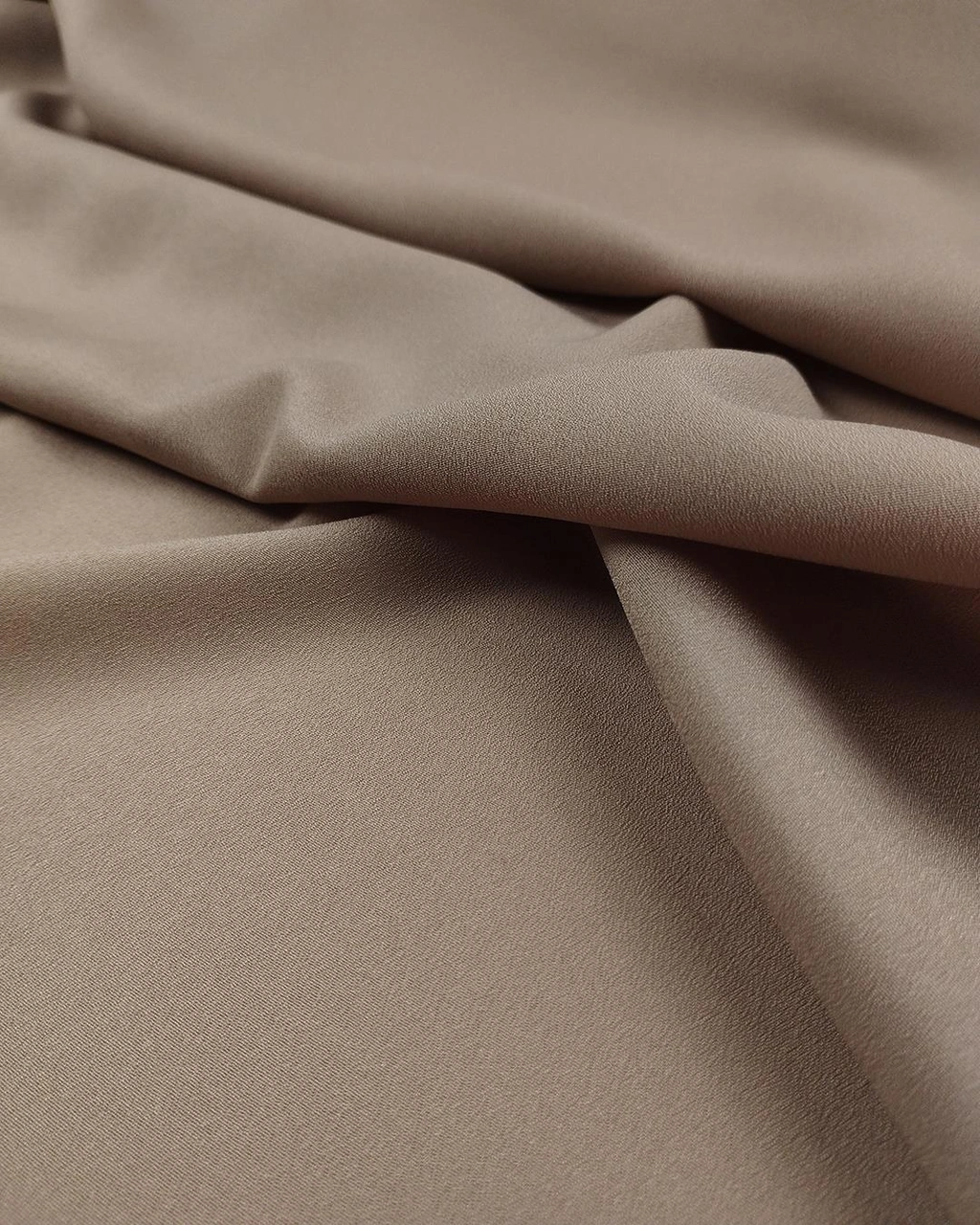 Krep Şifon Koyu Bej En: 145 Cm-2020 Renkli
