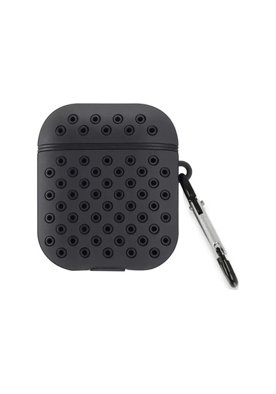 Newface Apple Uyumlu AirPods 3 3.nesil Spor Delikli Kılıf - Siyah-siyah Çok Renkli