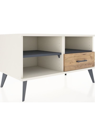 Hyperion Şifonyer 2 Raflı Tek Çekmeceli 88x44x48 Aytaşı-antrasit/çam Antrasit/çam Hyperion Şifonyer 2 Raflı Tek Çekmeceli 88x44x48 Aytaşı-antrasit/çam Antrasit/çam