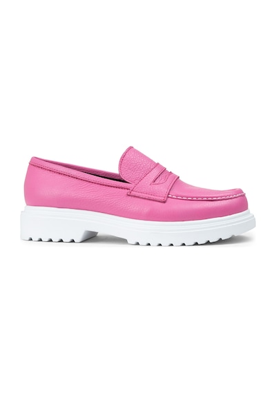 Deery Hakiki Deri Pembe Kadın Loafer - 01903zpmbp01 Pembe