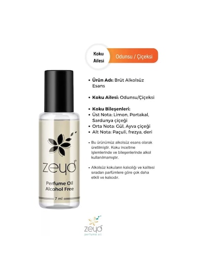 Brüt - Zeyd Esans 7 Ml Çiçek - Odunsu